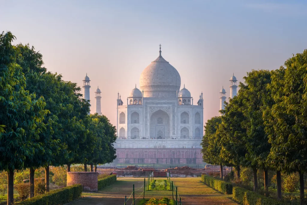 View of tajmahal from mehtab bagh