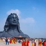 Praying Lord Shiva Statue in Isha Yoga