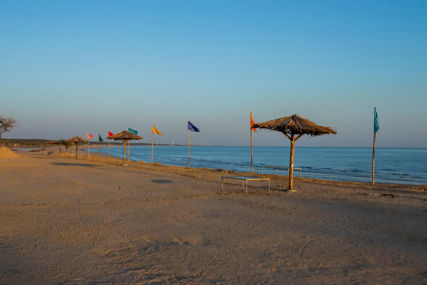 Mandvi beach in the evening