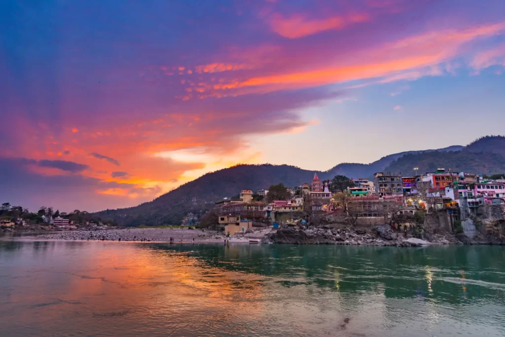 Scenic view of Rishikesh