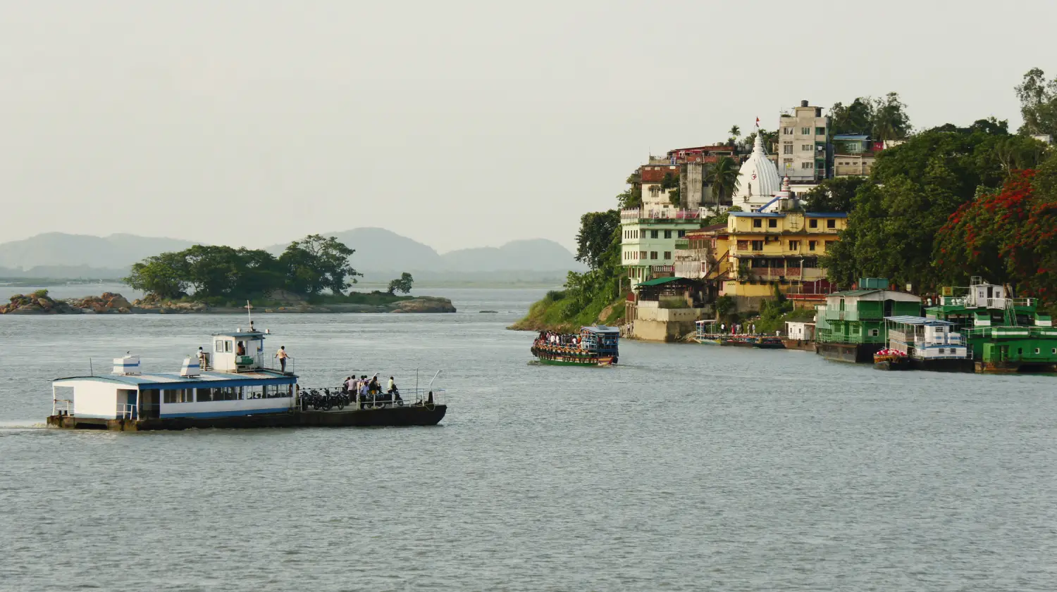 Brahmaputra river view