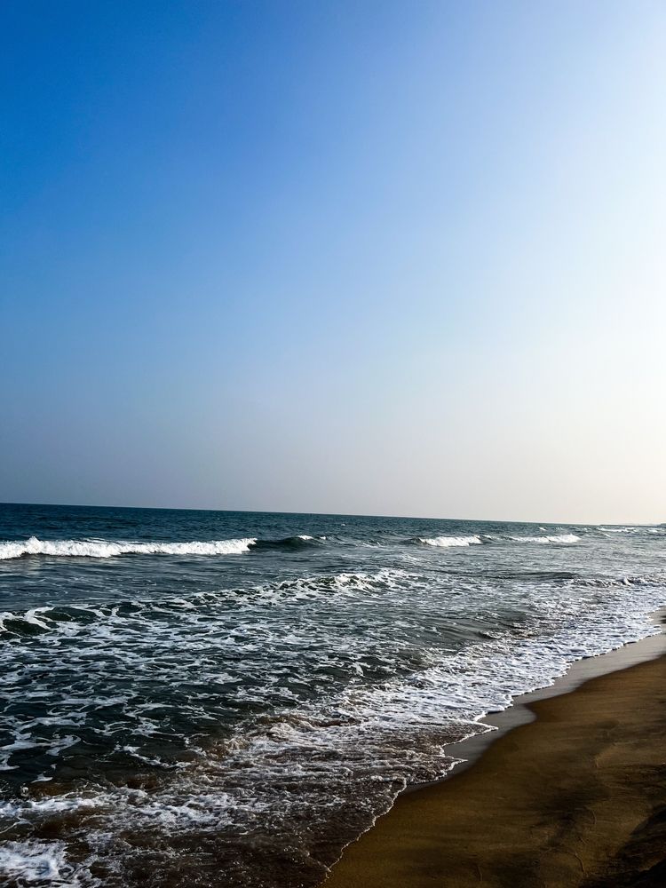 Auroville beach in tamil nadu