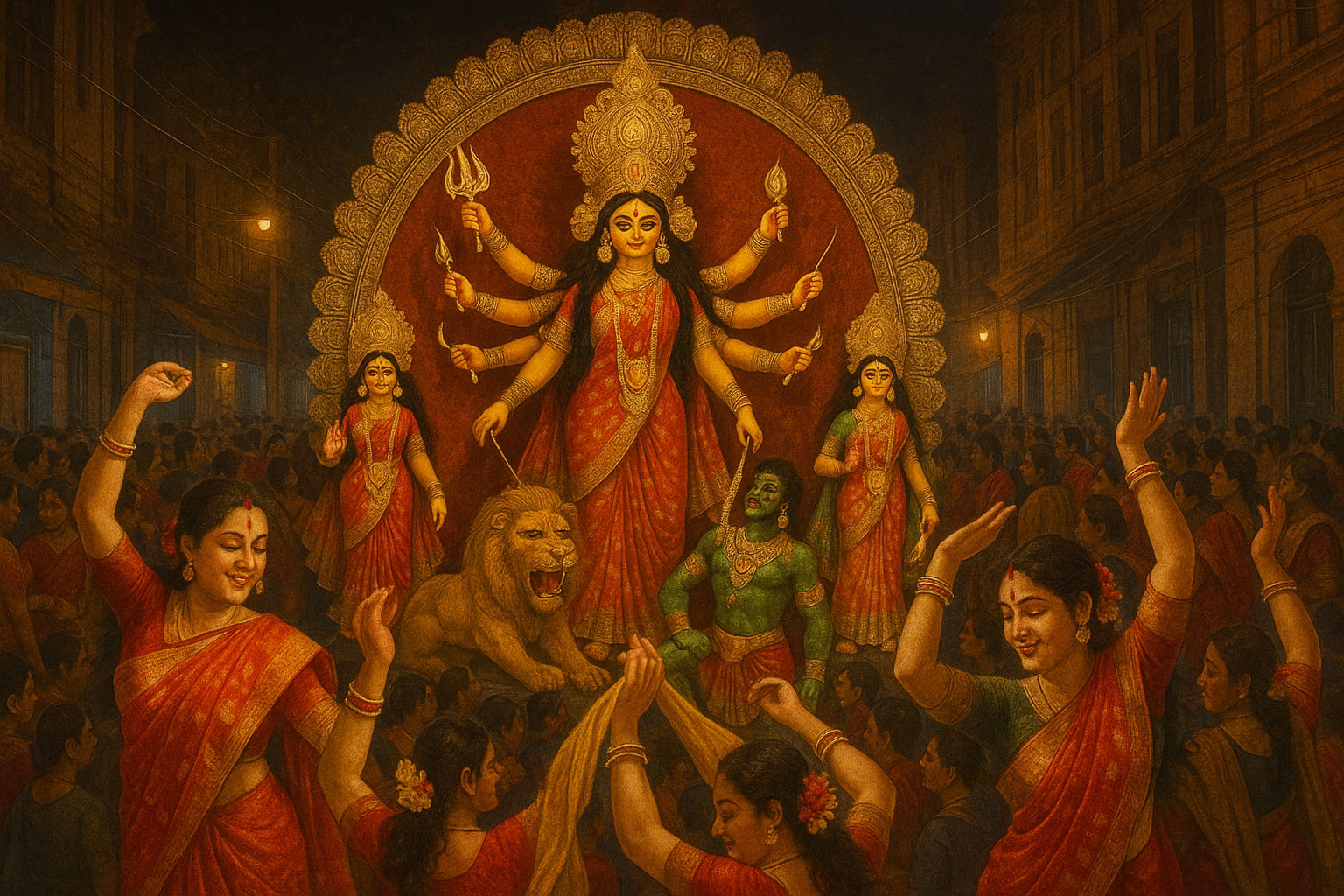 Navratri and durga puja in kolkata